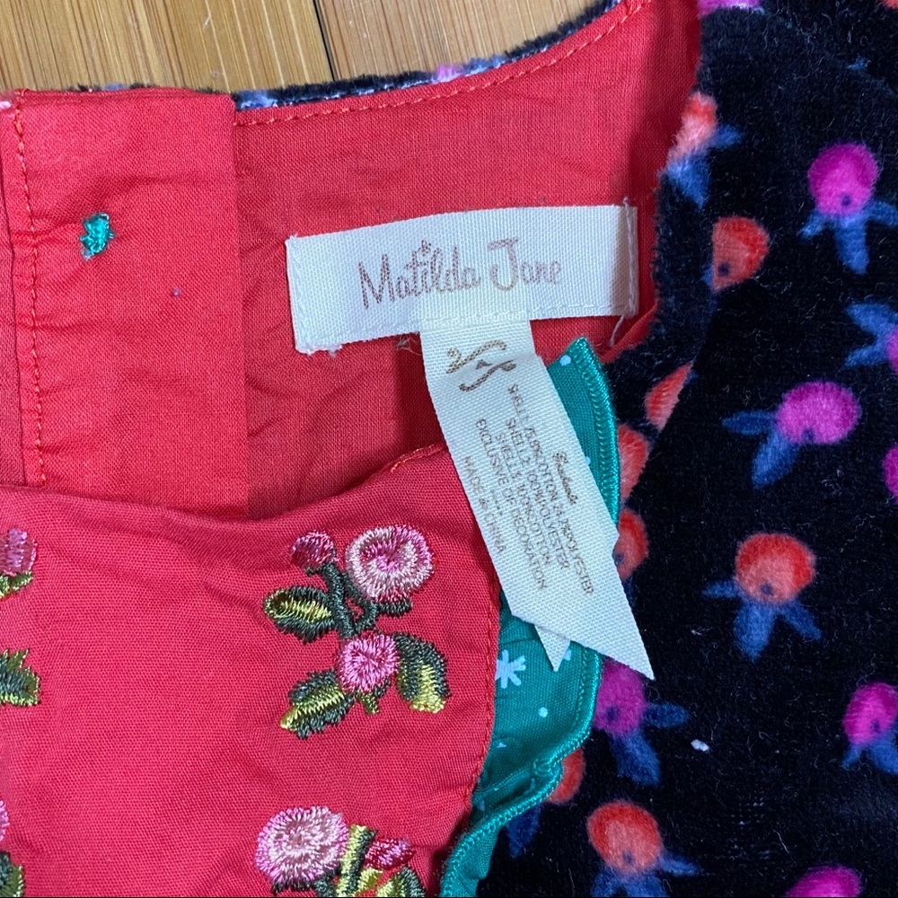 Matilda Jane Caroling Away Tunic red 4 - Picture 4 of 4